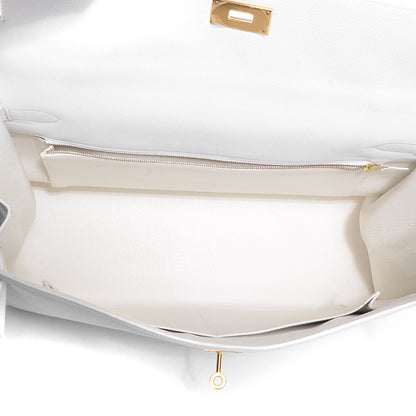 Hermes Epsom Kelly Sellier 40 White 23 of 25