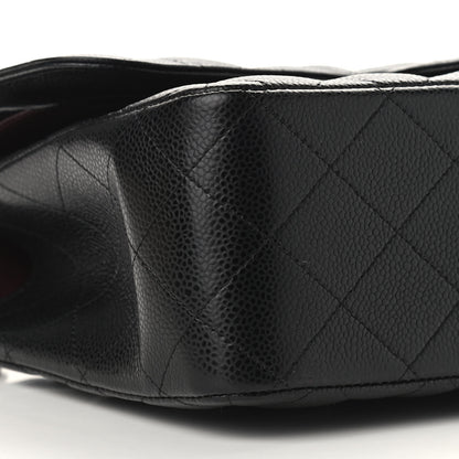 Chanel Caviar Quilted Jumbo Double Flap Black 8 of 9