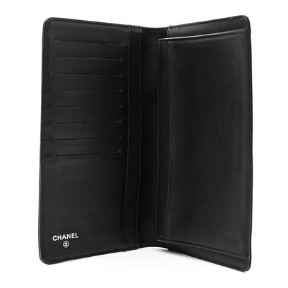 Chanel Caviar Timeless CC Yen Wallet Black 5 of 9