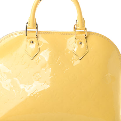 Louis Vuitton Vernis Alma PM Citrine 8 of 19