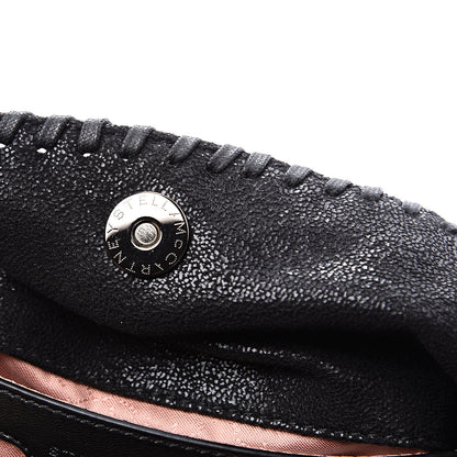 Stella McCartney Shaggy Deer Mini Falabella Fold Over Tote Black 10 of 11