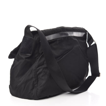 Prada Tessuto Nylon Messenger Bag Black 3 of 17