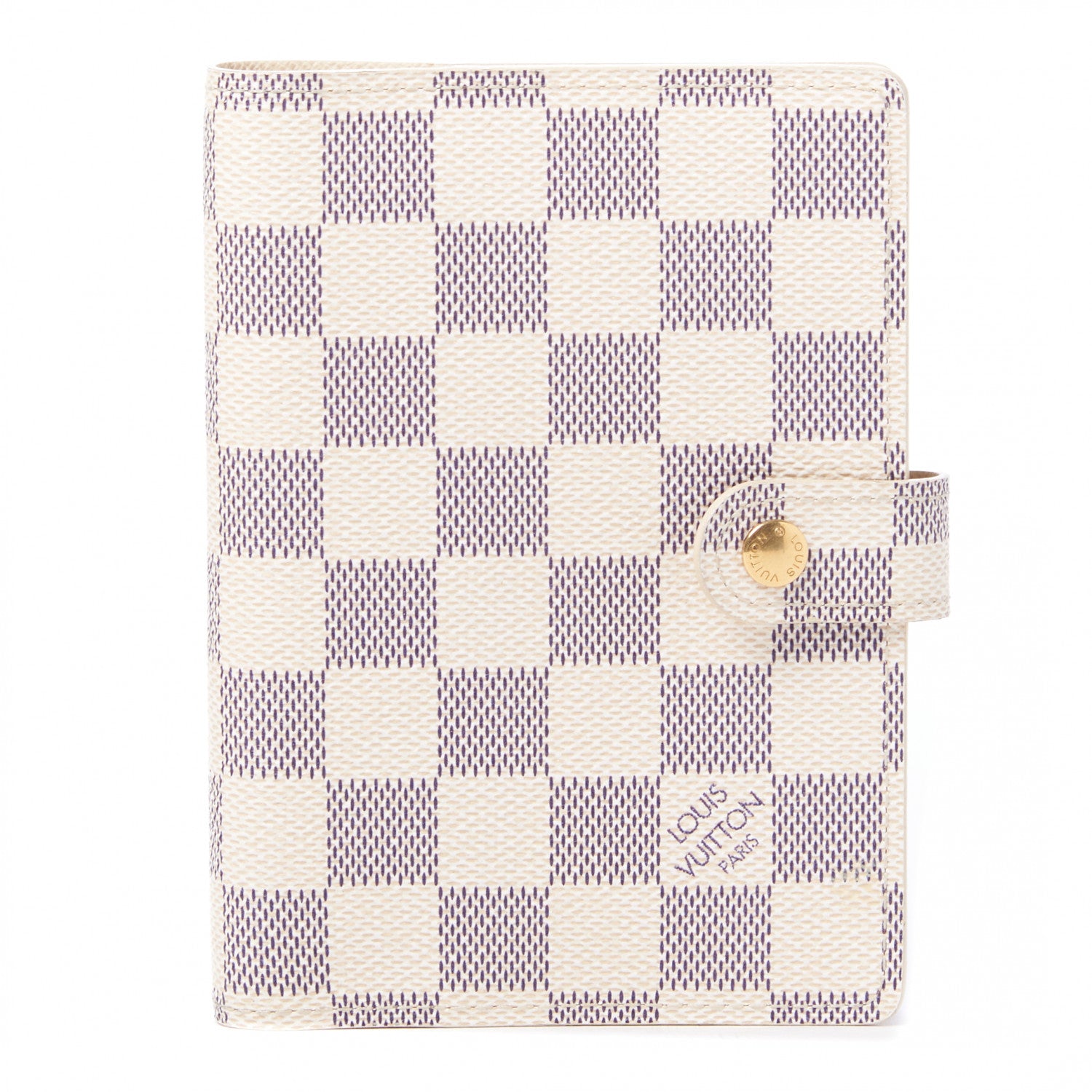 Louis Vuitton Damier Azur Small Ring Agenda Cover 1 of 7