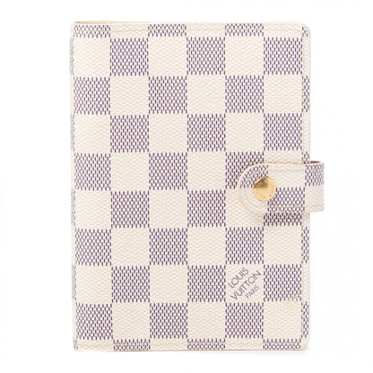 Louis Vuitton Damier Azur Small Ring Agenda Cover 1 of 7