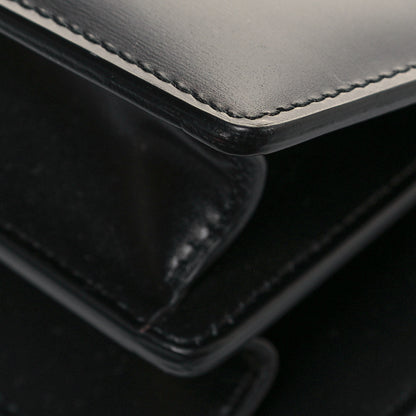 Celine Box Calfskin Medium Clasp Bag Black 12 of 14
