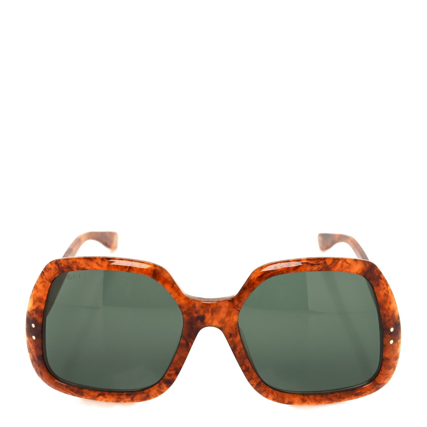 Gucci Squared Frame GG0625S Glasses Havana Brown 2 of 7