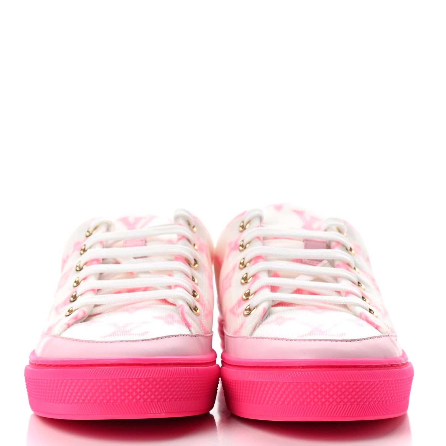 Technical Fabric Monogram Stellar Sneakers 38 Rose Pop