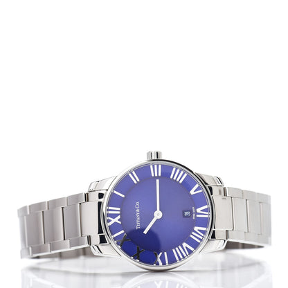 Tiffany Stainless Steel 29mm Atlas 2-Hand Quartz Watch Blue Azure 2 of 4