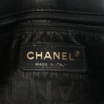 Chanel Lambskin Chocolate Bar Mademoiselle Flap Shoulder Bag Black 6 of 10