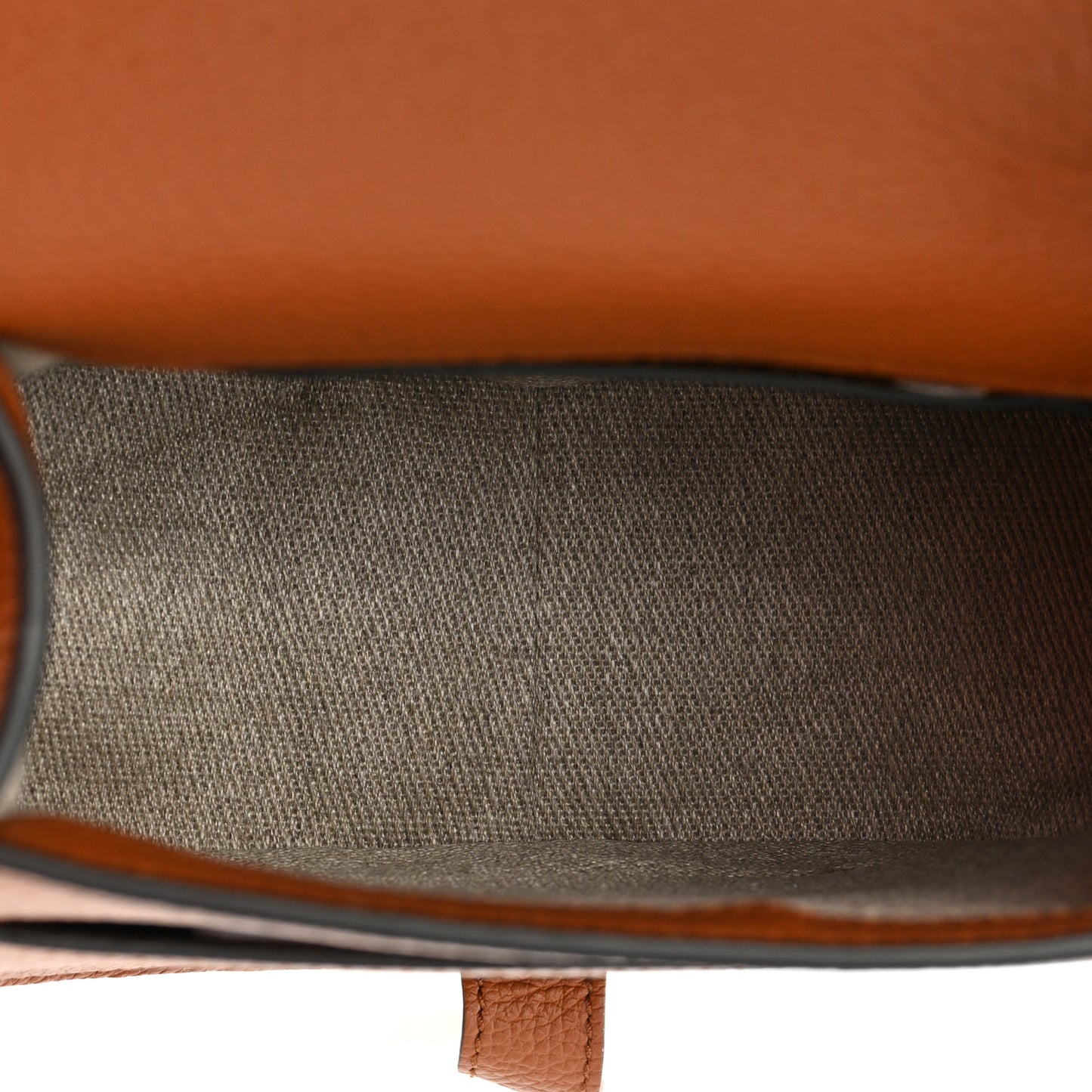 Calfskin Mini Marcie Round Crossbody Bag Tan