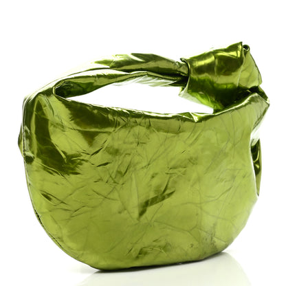 Bottega Veneta Metallic Crushed Calfskin Mini Jodie Chlorophyll 4 of 10