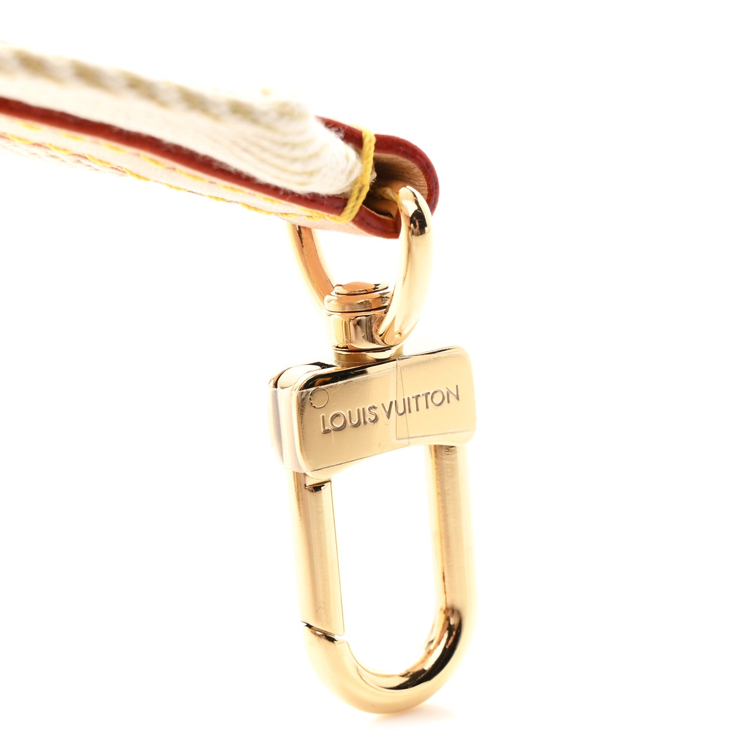 Louis Vuitton Jacquard High Rise Shoulder Strap Beige 3 of 3