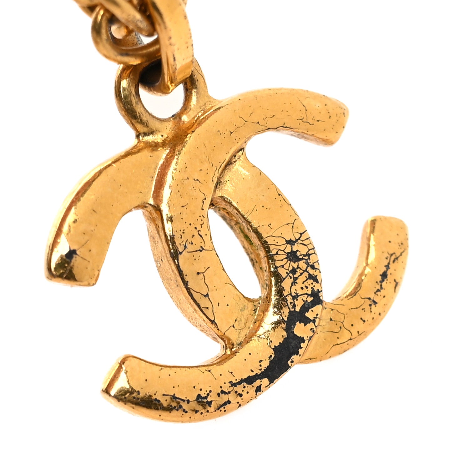 Chanel Metal CC Necklace Gold 5 of 5