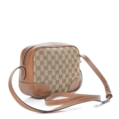 Gucci Monogram Mini Bree Messenger Bag Beige Tabacco 3 of 11