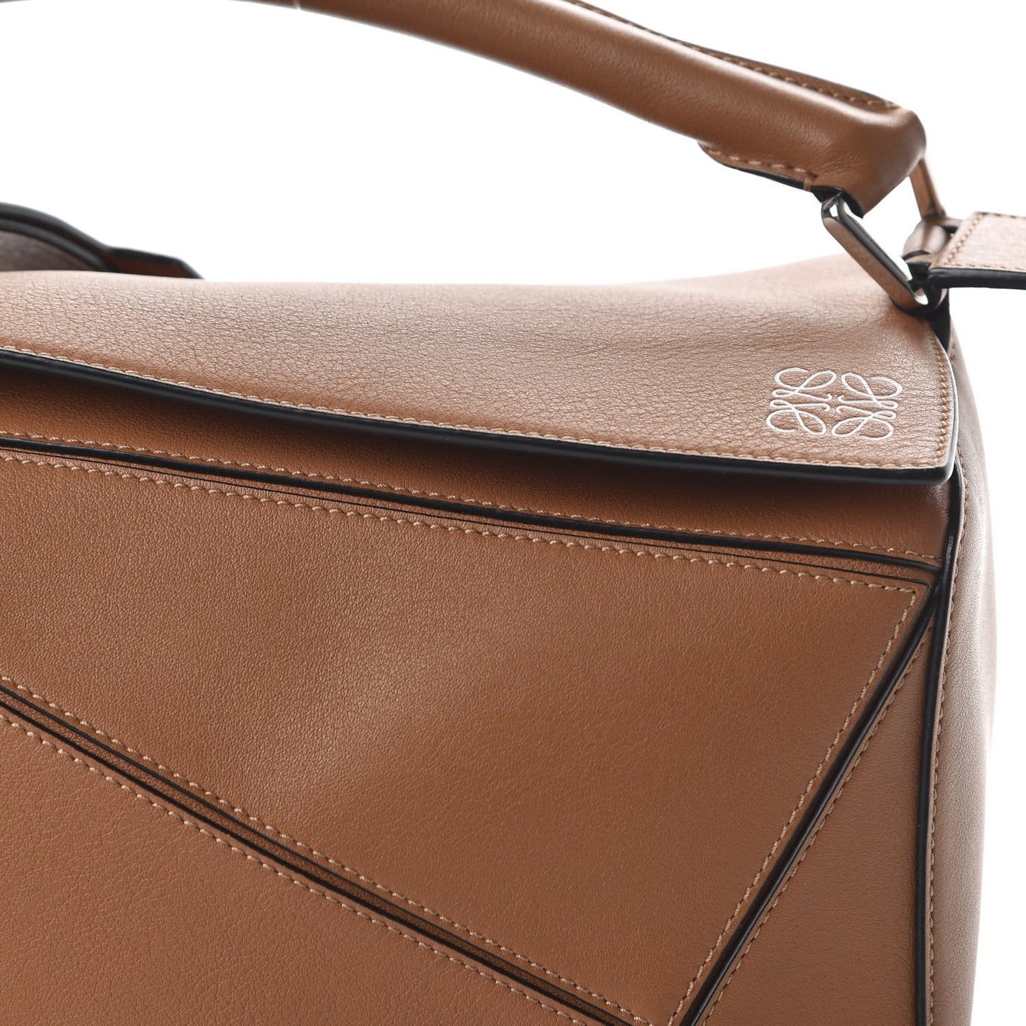 Calfskin Medium Puzzle Bag Tan