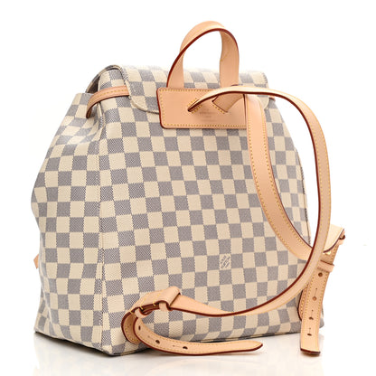 Louis Vuitton Damier Azur Sperone Backpack 3 of 9