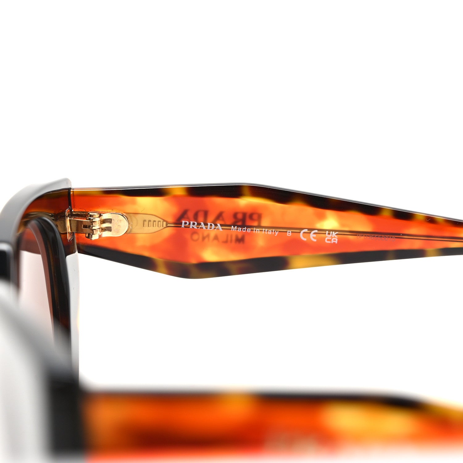 Prada Acetate Sunglasses SPR 14W Tortoise 5 of 7