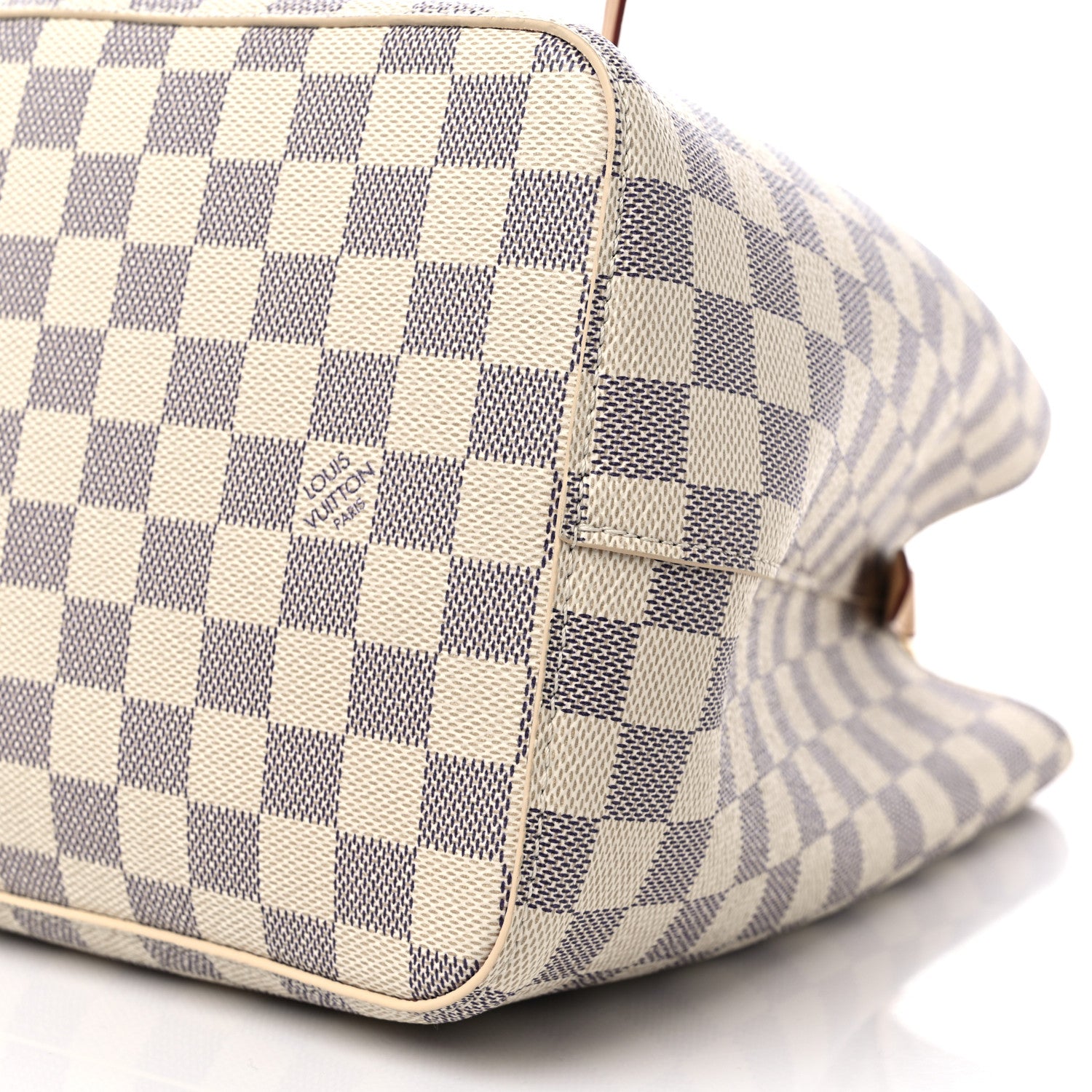 Louis Vuitton Damier Azur Braided Neonoe MM Peach Cream 1337648