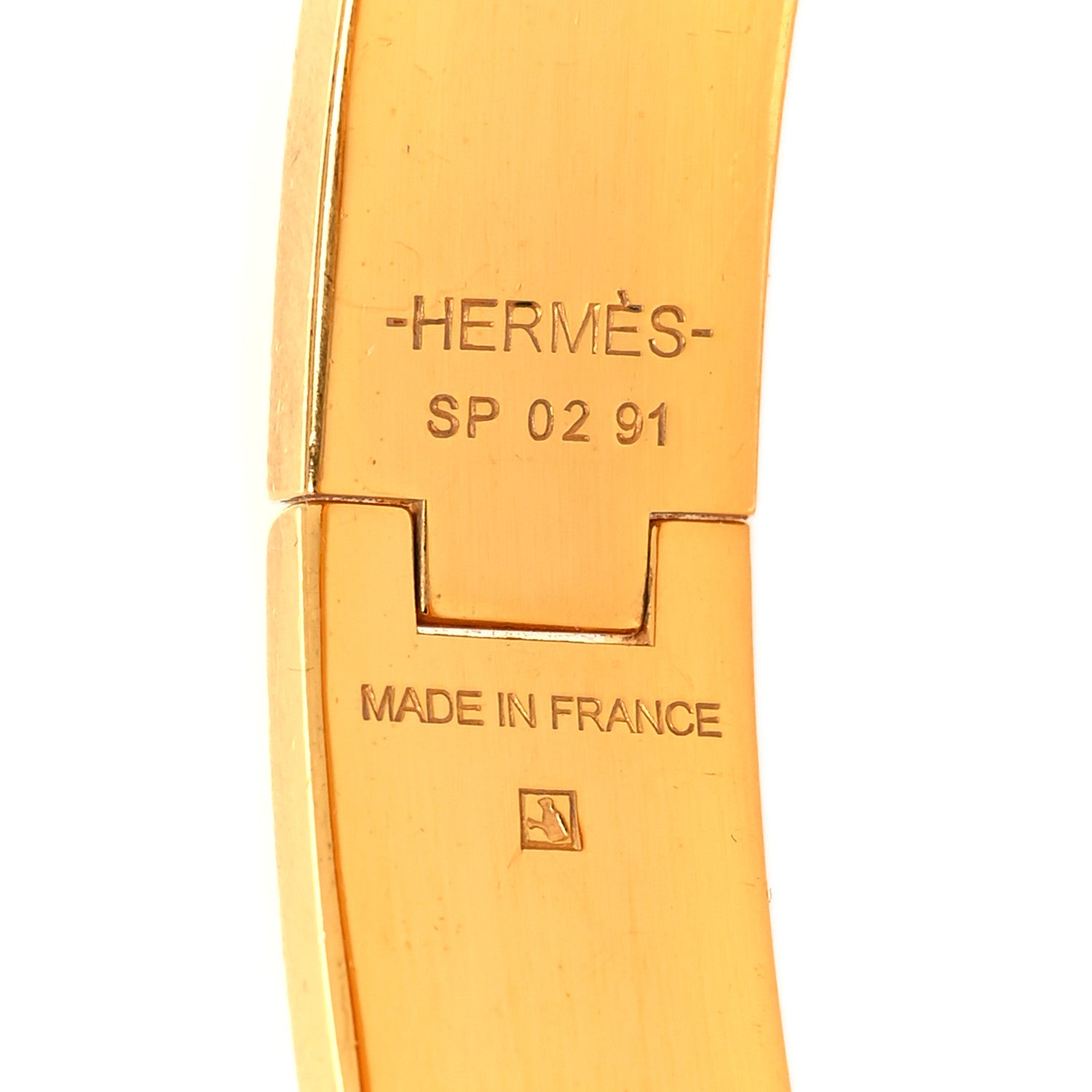 Hermes Enamel Narrow Clic Clac H Bracelet PM White 4 of 4