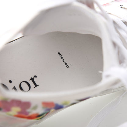 Christian Dior Technical Canvas Flowers Mens B23 High Top Sneakers 47 White 8 of 12