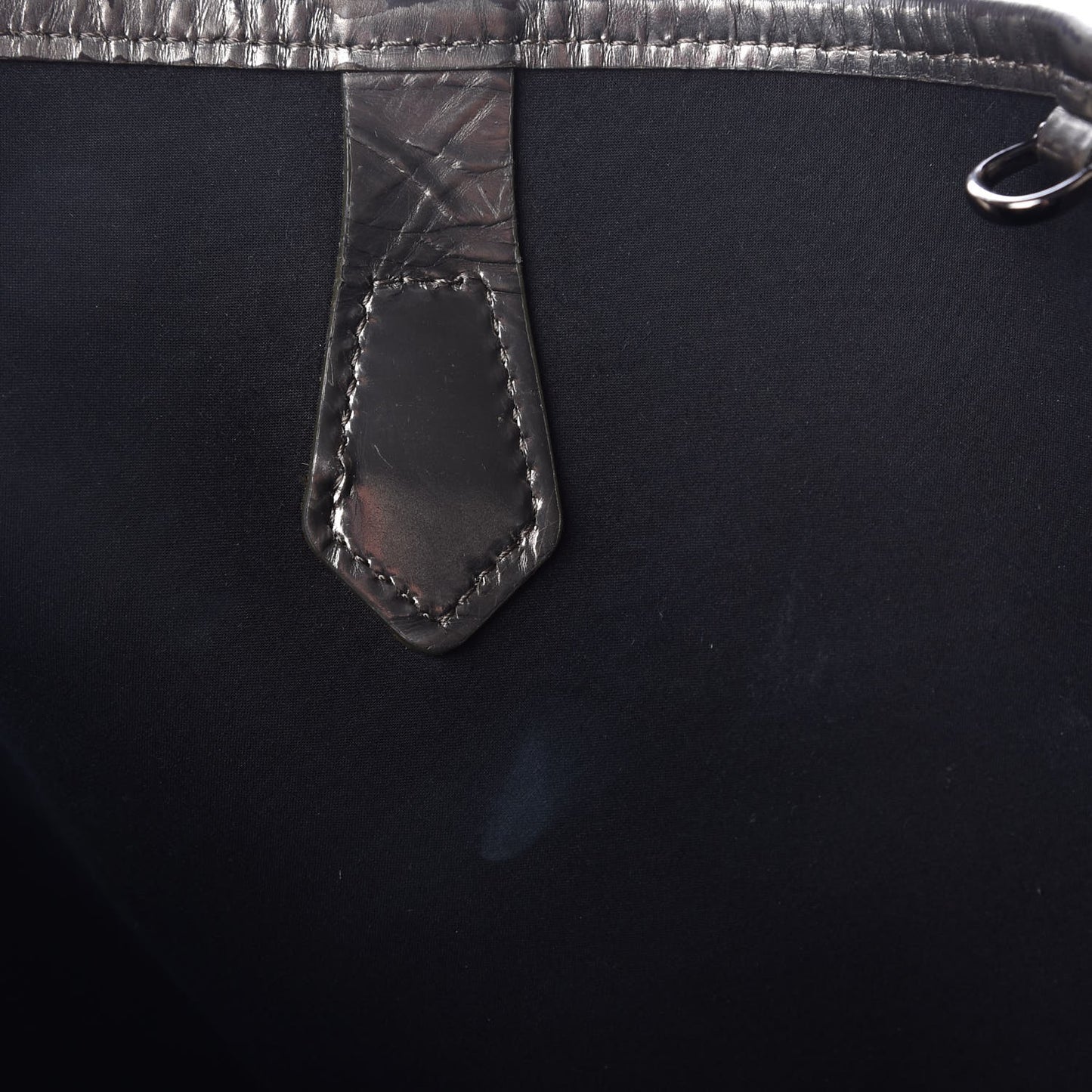 Patent Supernova Check Stanton Tote Dark Nickel