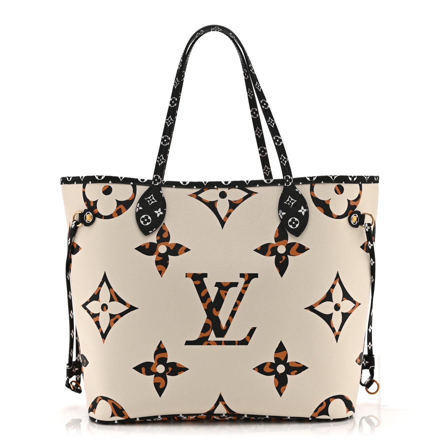 Monogram Giant Jungle Neverfull MM Ivory