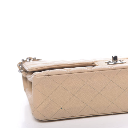 Chanel Caviar Quilted Medium Double Flap Beige Clair 8 of 13