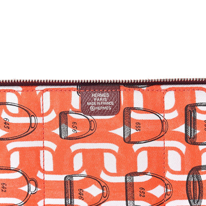 Hermes Epsom Silkydaily Globe Trotter Agenda Rouge H 6 of 7