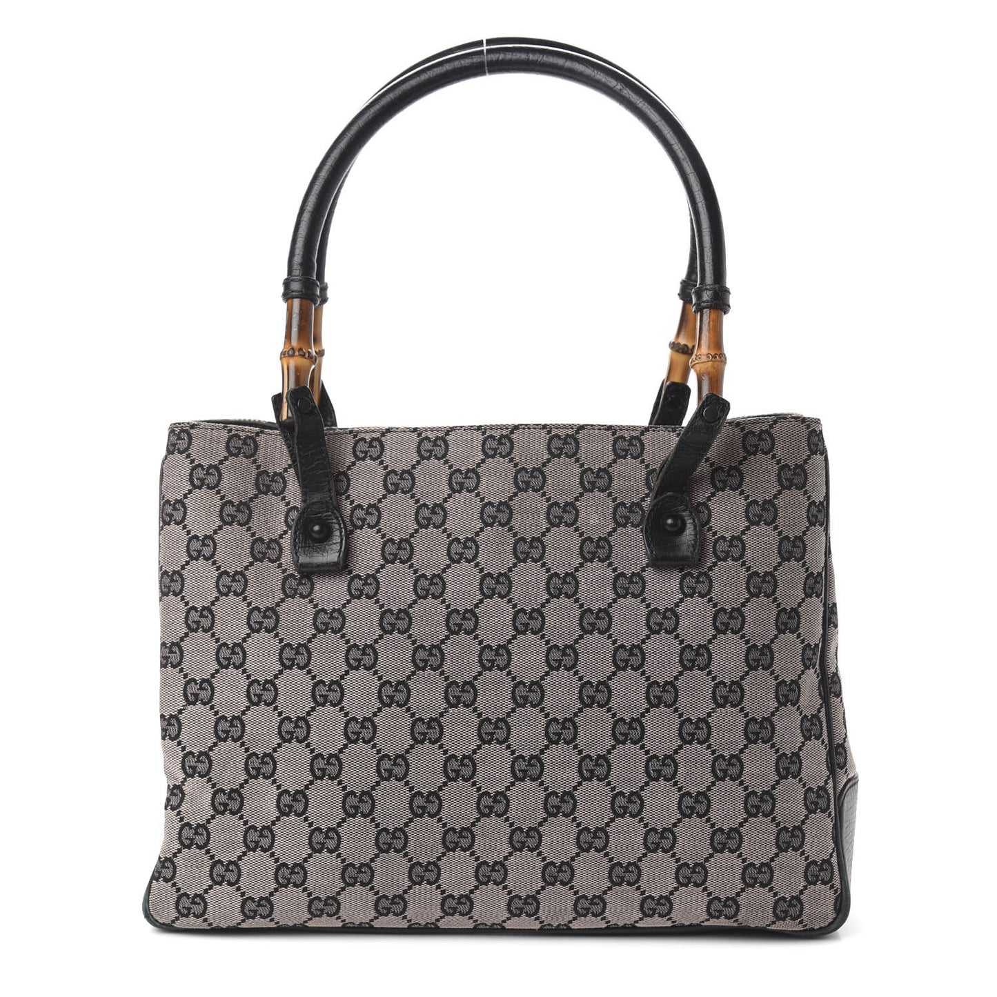 Monogram Small Bamboo Tote Navy
