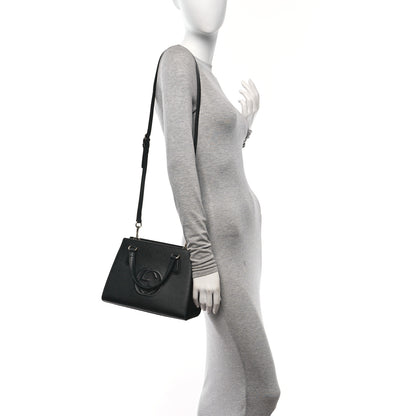 Gucci Pebbled Calfskin Medium Soho Top Handle Satchel Black 2 of 10