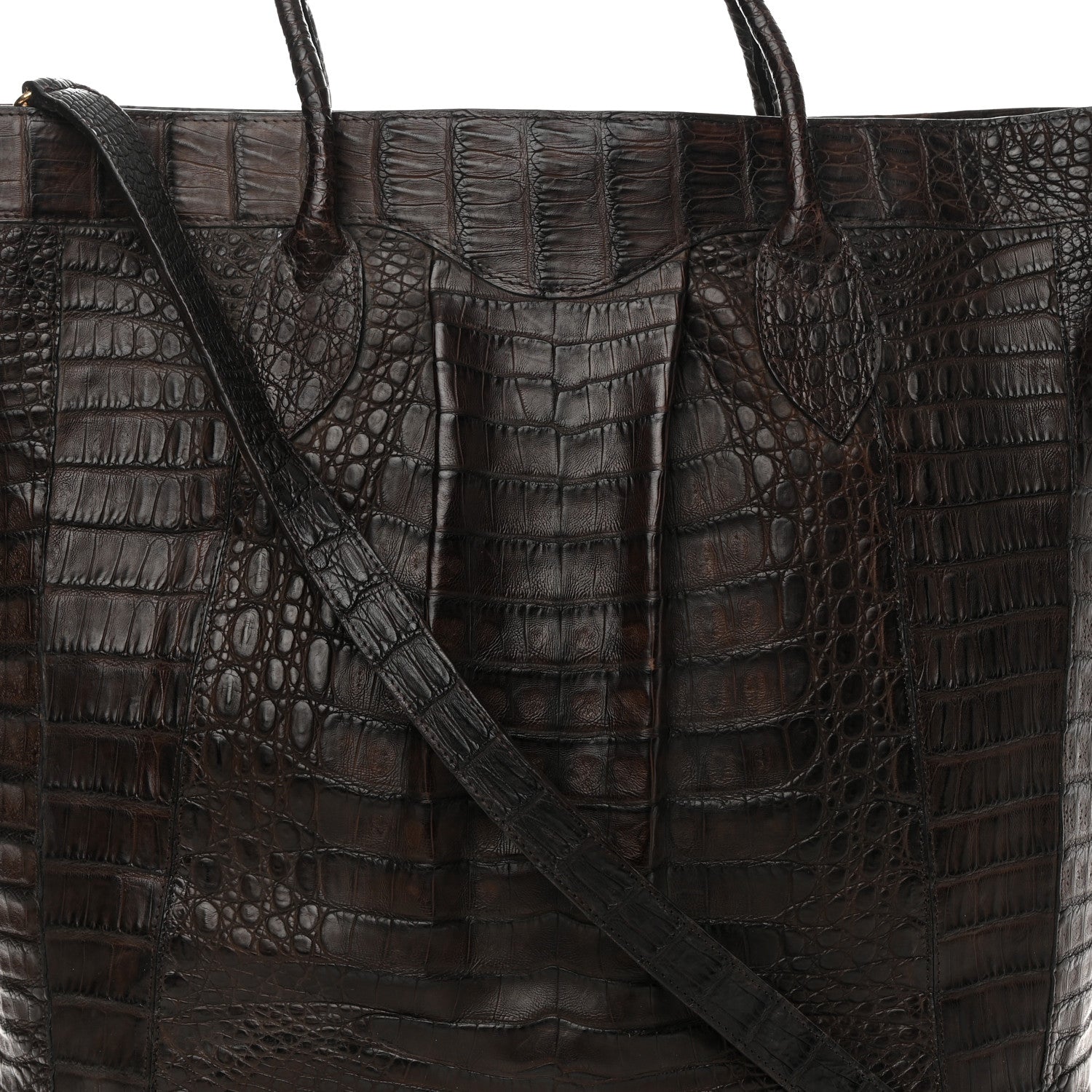 Nancy Gonzalez Crocodile Tote Brown 8 of 15
