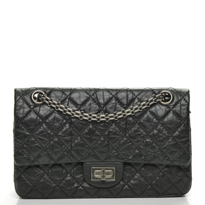 Chanel Aged Calfskin Quilted 2.55 Reissue 225 Flap Black 1 of 7
