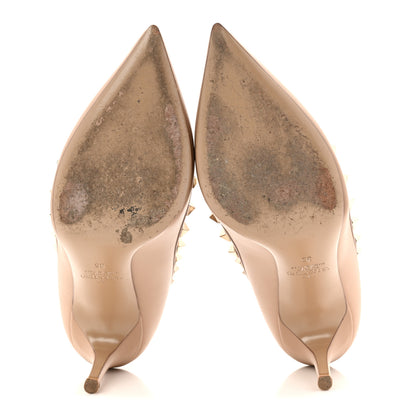Valentino Garavani Nappa Rockstud 100mm Pumps 35 Poudre 6 of 11