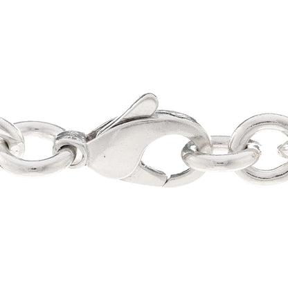 Tiffany Sterling Silver Round Link Necklace 4 of 5