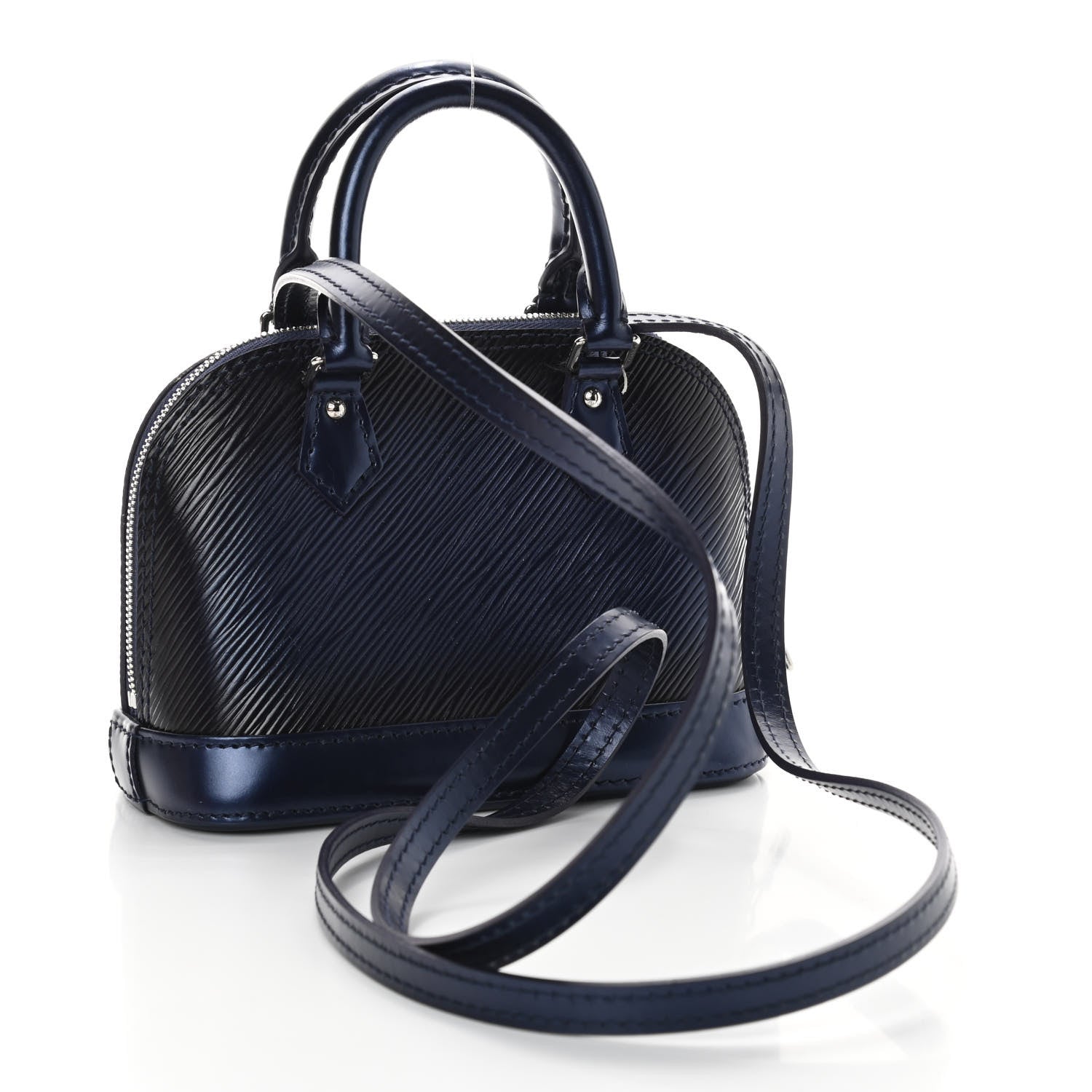 Louis Vuitton Epi Sequins Flame Alma Nano Blue Nuit 3 of 10