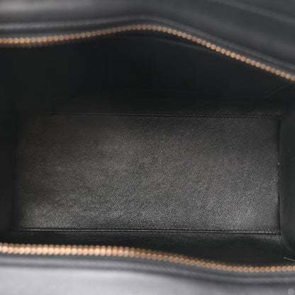 Celine Smooth Calfskin Micro Luggage Black 5 of 11