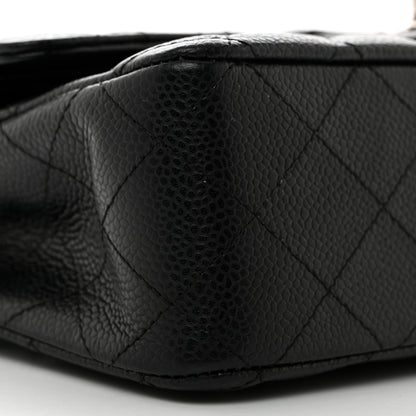 Chanel Caviar Quilted Medium Double Flap Black 9 of 12