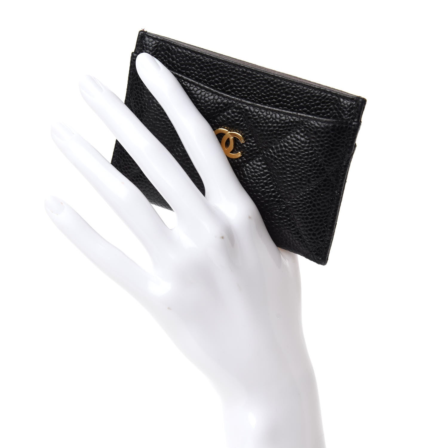 Chanel Caviar Quilted Card Holder Black 2 of 8