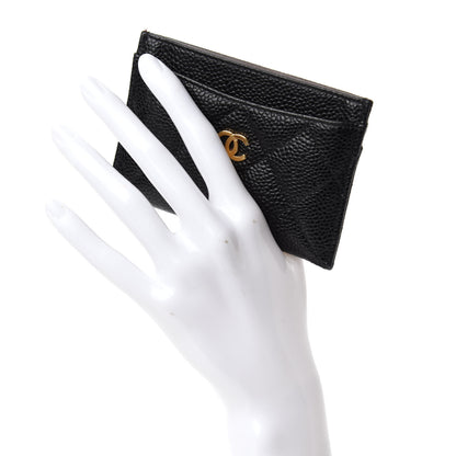 Chanel Caviar Quilted Card Holder Black 2 of 8