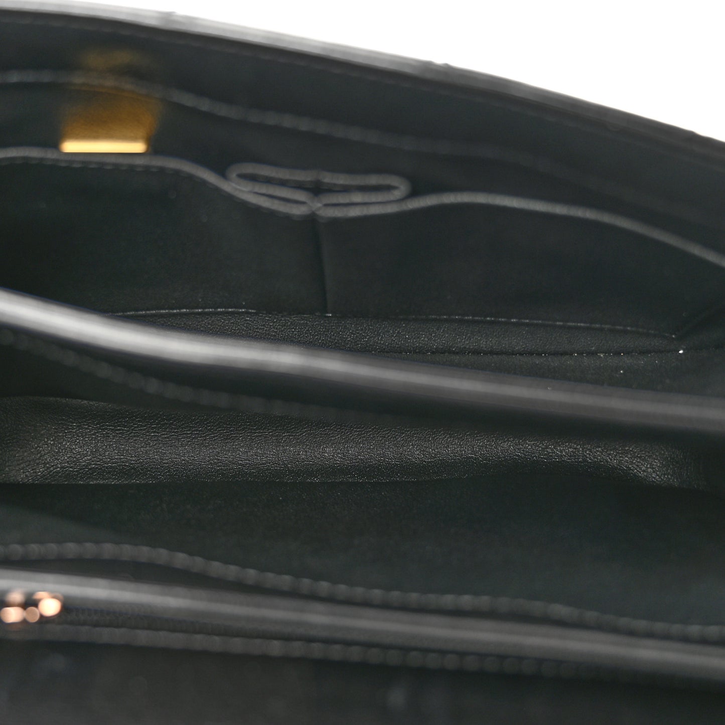 Lambskin Quilted Small Trendy CC Dual Handle Flap Bag Black