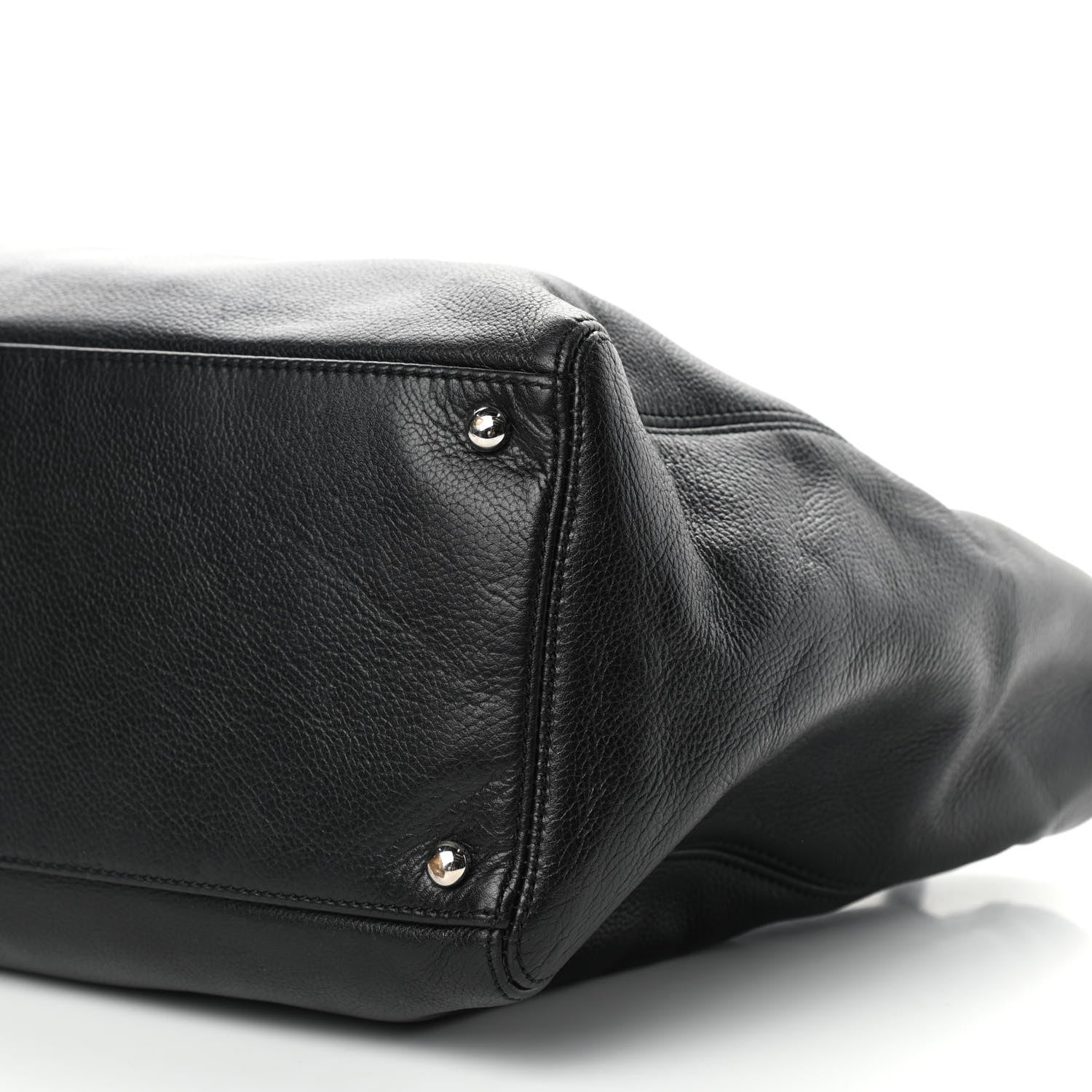 Chanel Calfskin Cerf Executive Shopper Tote Black 9 of 10
