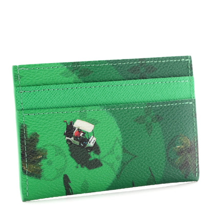 Louis Vuitton Monogram Heritage Double Card Holder  Golf Green 3 of 7