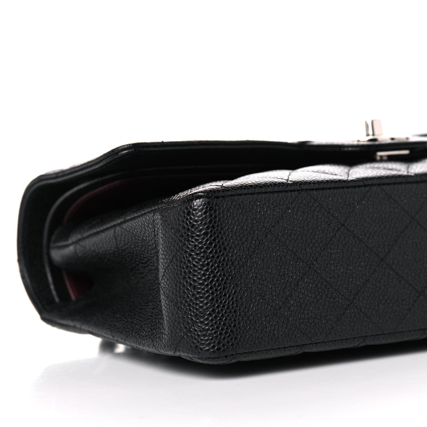 Chanel Caviar Quilted Medium Double Flap Black 8 of 10