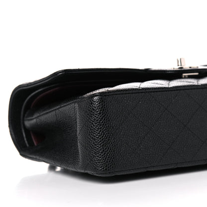 Chanel Caviar Quilted Medium Double Flap Black 8 of 10