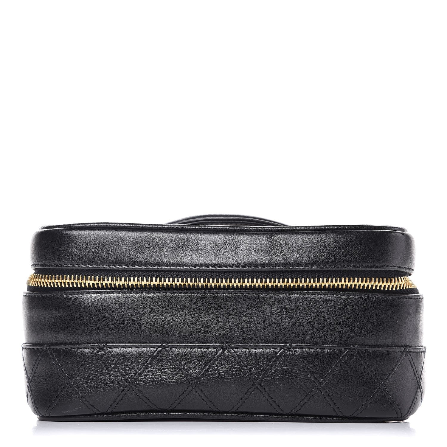 Chanel Lambskin Quilted Vanity Cosmetic Case Black 1 of 8