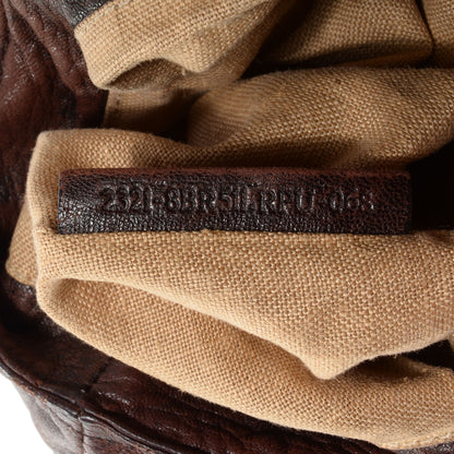 Fendi Zucca Nappa Nuvolata Vitello Tortuga Spy Tobacco Moro 7 of 9