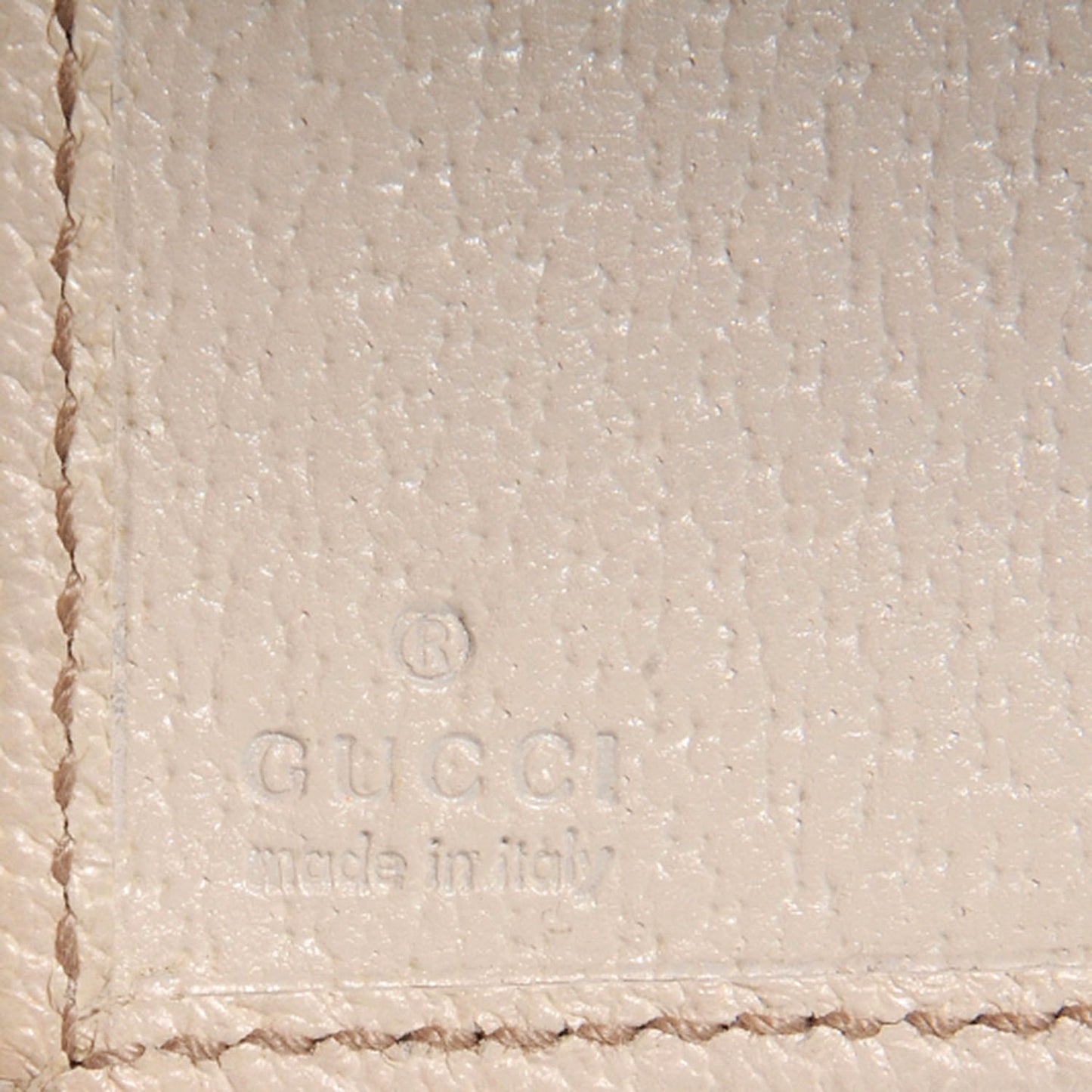 Monogram Buckle Continental Wallet Off White