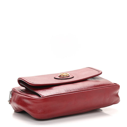 Gucci Fluffy Calfskin Morpheus Belt Bag 90 36 Red 4 of 17