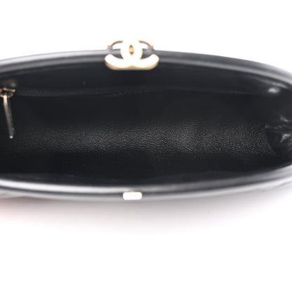 Chanel Lambskin Quilted Timeless Clutch Black 5 of 10