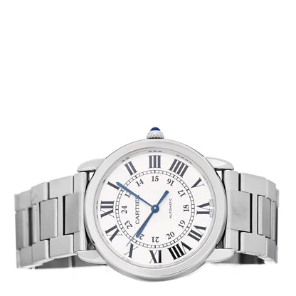 Cartier Stainless Steel 36mm Ronde Solo Automatic Watch 4 of 8